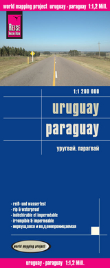 Reise Know-How Landkarte Uruguay, Paraguay (1:1.200.000) - Reise Know-How Verlag Reise Know-How Verlag Peter Rump