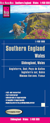 Reise Know-How Landkarte Südengland, Wales (1:400.000) - Reise Know-How Verlag Peter Rump