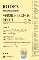 KODEX Versicherungsrecht Band I 2016 - Doralt, Werner