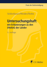 Untersuchungshaft - Schlothauer, Reinhold; Weider, Hans-Joachim; Nobis, Frank