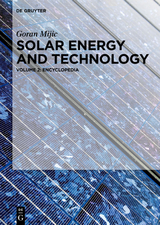 Goran Mijic: Solar Energy and Technology / Encyclopedia - Goran Mijic