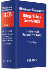 Münchener Kommentar zum Bürgerlichen Gesetzbuch  Bd. 4: Schuldrecht - Besonderer Teil II - 