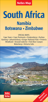 Nelles Map Landkarte South Africa : South Africa, Namibia, Botswana, Zimbabwe | Südafrika | Afrique du Sud | África del Sur - 