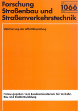 Optimierung der Affinitätsprüfung - Frohmut Wellner, Sascha Keyser, Lars Marschke