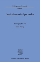 Inspirationen des Sportrechts. - 