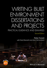 Writing Built Environment Dissertations and Projects - Farrell, Peter