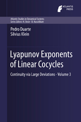 Lyapunov Exponents of Linear  Cocycles - Pedro Duarte, Silvius Klein