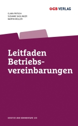 Leitfaden Betriebsvereinbarungen - Bernhard Achitz, Clara Fritsch, Susanne Haslinger, Martin Müller