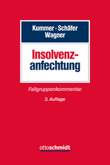 Insolvenzanfechtung - Joachim Kummer, Berthold Schäfer, Eberhard Wagner