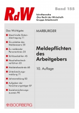 Meldepflichten des Arbeitgebers - Horst Marburger