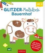 Glitzer-Malblock Bauernhof