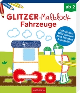 Glitzer-Malblock Fahrzeuge