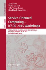 Service-Oriented Computing – ICSOC 2015 Workshops - 