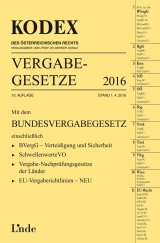 KODEX Vergabegesetze 2016 - Georg Konetzky