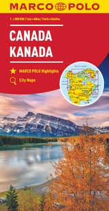 MARCO POLO Kontinentalkarte Kanada 1:4 Mio. - 