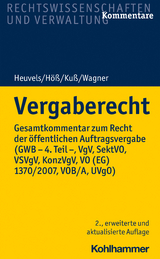 Vergaberecht - André, Tobias; Bork-Galle, Annette; El-Barudi, Stefan; Freund, Mirko; Heuvels, Klaus; Höß, Stefan; Jäger, Karin; Jürschik, Corina; Kolpatzik, Christoph; König, Hartmut; Koenigsmann-Hölken, Silvia; Kuß, Matthias; Schätzlein, Thorsten; Scheel, Philipp-Christian; Scherer, Christian; Schneider, Frank; Schwab, Andreas; Schwetzel, Wolfram; Steiff, Jakob; Wagner, Volkmar; Markpert, Thomas; Giesemann, Amelie; Chandna, Rajiv; Brockhoff, Sven; Mey, Jan Helge; Sdunzig, Tobias; Zierke, Katayun; Haidas, Katharina; Heuvels, Klaus; Höß, Stefan; Kuß, Matthias; Wagner, Volkmar