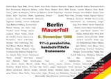 Berlin - Mauerfall - 9. November 1989 - 