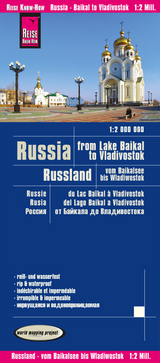 Reise Know-How Landkarte Russland - vom Baikalsee bis Wladiwostok / Russia - from Lake Baikal to Vladivostok (1:2.000.000) - Peter Rump, Reise Know-How Verlag
