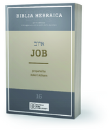 Biblia Hebraica Quinta (BHQ). Gesamtwerk zur Fortsetzung / Job - 