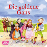 Die goldene Gans. Mini-Bilderbuch. - Brüder Grimm