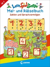 LernSpielZwerge - Mal- und Rätselbuch - Zahlen und Sprachvermögen