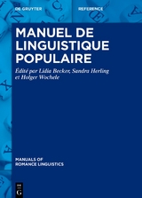 Manuel de linguistique populaire - 