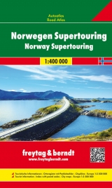 Norwegen, Autoatlas 1:400.000 - 
