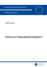 Haftung von Einigungsstellenmitgliedern - Julia Pfrogner