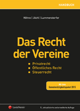 Das Recht der Vereine - Höhne, Thomas; Jöchl, Gerhard; Lummerstorfer, Andreas