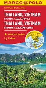 MARCO POLO Kontinentalkarte Thailand, Vietnam 1:2,5 Mio. - 
