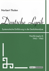 Deutsche Lyrik 1945–1960 – Nachkriegslyrik – Lehrerheft - Norbert Tholen