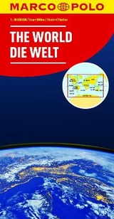 MARCO POLO Karte Die Welt 1:30 000 000 (politisch) - 