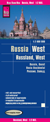 Reise Know-How Landkarte Russland West / Russia West (1:2.000.000) - Reise Know-How Verlag Peter Rump