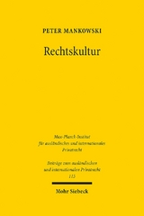Rechtskultur - Peter Mankowski