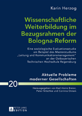 Wissenschaftliche Weiterbildung im Bezugsrahmen der Bologna-Reform - Karin Herzog