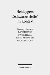 Heideggers "Schwarze Hefte" im Kontext - 