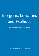 Inorganic Reactions and Methods, Set - Zuckerman, J. J.; Hagen, A. P.