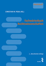Fachwörterbuch Rechtswissenschaften - Piska, Christian M.