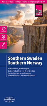 Reise Know-How Landkarte Südschweden, Südnorwegen / Southern Sweden and Norway (1:875.000) - Peter Rump, Reise Know-How Verlag