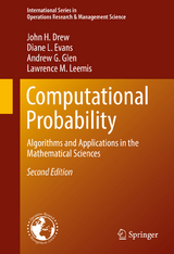 Computational Probability - Drew, John H.; Evans, Diane L.; Glen, Andrew G.; Leemis, Lawrence M.