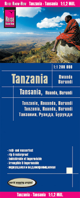 Reise Know-How Landkarte Tansania, Ruanda, Burundi (1:1.200.000) - Peter Rump, Reise Know-How Verlag