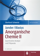 Jander/Blasius, Anorganische Chemie II - Eberhard Schweda