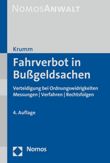 Fahrverbot in Bußgeldsachen - Carsten Krumm