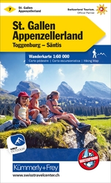 Kümmerly+Frey Wanderkarte 7 St. Gallen, Appenzellerland 1:60.000 - 