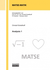 Analysis 1 - Christof Schelthoff