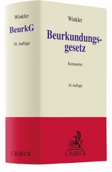 Beurkundungsgesetz - Winkler, Karl