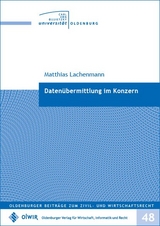 Datenübermittlung im Konzern - Matthias Lachenmann