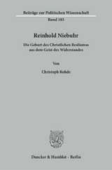 Reinhold Niebuhr. - Christoph Rohde