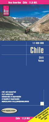 Reise Know-How Landkarte Chile (1:1.600.000) - Peter Rump, Reise Know-How Verlag