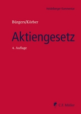 Aktiengesetz - Bürgers, Tobias; Körber, Torsten